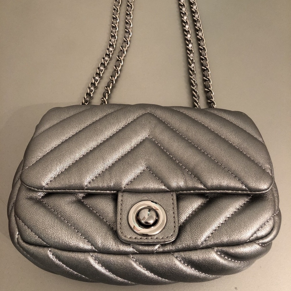 ZARA silver purse